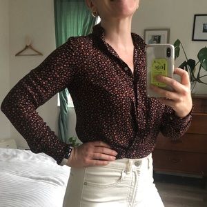 Sophisticated floral blouse